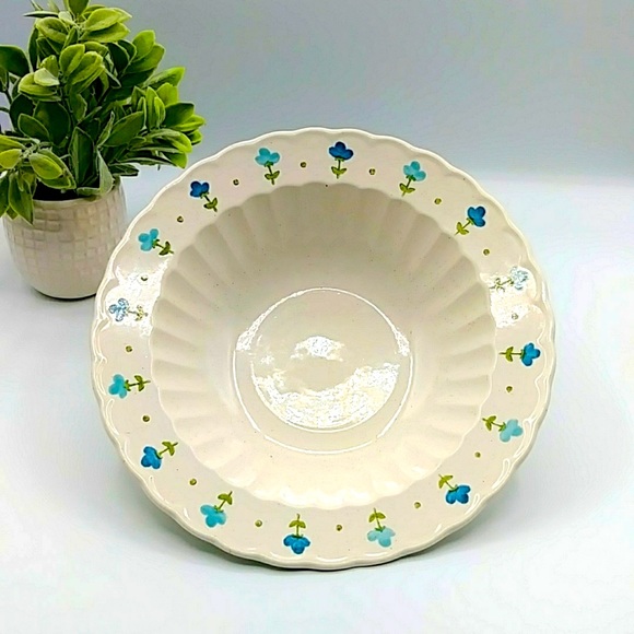 True Blue Metlox Vernonware, Vintage Serving Bowl. CA, USA - Picture 1 of 6